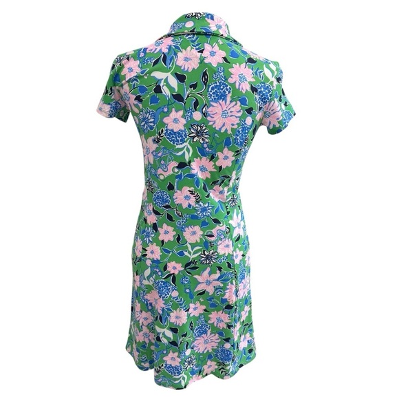 Lilly Pulitzer XS Frida Scallop Polo Dress UPF 50 Spearmint Golf Till You Drop - Picture 7 of 16